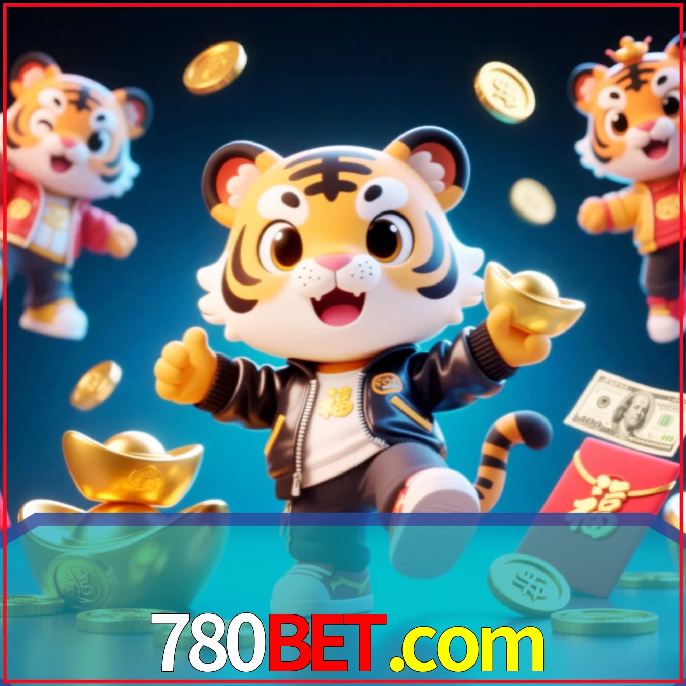 Slot machine 3D icon with number 7 and 1